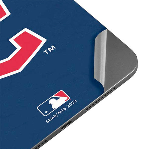MLB Cleveland Guardians - Solid Distressed Apple iPad Mini Skin