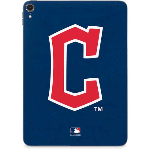 MLB Cleveland Guardians - Solid Distressed Apple iPad Pro Skin