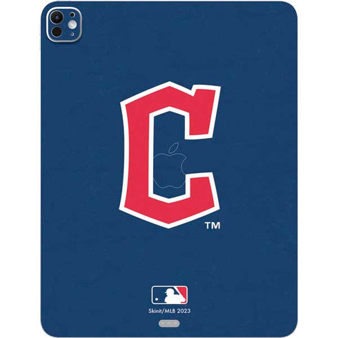 MLB Cleveland Guardians - Solid Distressed iPad Pro 13in M4 (2024) Skin