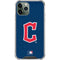 MLB Cleveland Guardians - Solid Distressed iPhone 12 Pro Max Clear Case