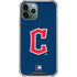 MLB Cleveland Guardians - Solid Distressed iPhone 12 Pro Max Clear Case