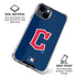 MLB Cleveland Guardians - Solid Distressed iPhone 15 Clear Case