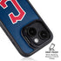 MLB Cleveland Guardians - Solid Distressed iPhone 15 Kickstand Case
