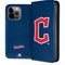 MLB Cleveland Guardians - Solid Distressed iPhone 15 Pro Max Folio Case