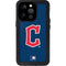 MLB Cleveland Guardians - Solid Distressed iPhone 15 Pro Waterproof Case