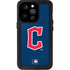 MLB Cleveland Guardians - Solid Distressed iPhone 15 Pro Waterproof Case