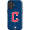 MLB Cleveland Guardians - Solid Distressed iPhone 16 Impact Case