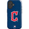 MLB Cleveland Guardians - Solid Distressed iPhone 16 Magsafe Impact Case