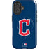 MLB Cleveland Guardians - Solid Distressed iPhone 16 Magsafe Impact Case