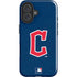MLB Cleveland Guardians - Solid Distressed iPhone 16 Plus Impact Case