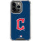 MLB Cleveland Guardians - Solid Distressed iPhone 16 Pro Clear Case