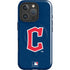 MLB Cleveland Guardians - Solid Distressed iPhone 16 Pro Magsafe Impact Case