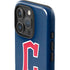 MLB Cleveland Guardians - Solid Distressed iPhone 16 Pro Max Impact Case