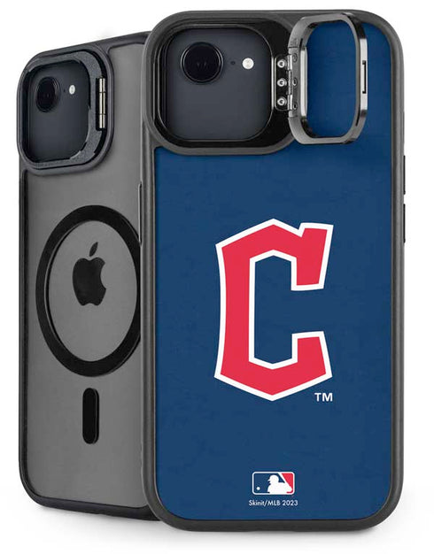 MLB Cleveland Guardians - Solid Distressed iPhone 16e Kickstand Case