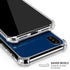 MLB Cleveland Guardians - Solid Distressed iPhone X/XS Clear Case