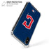 MLB Cleveland Guardians - Solid Distressed iPhone X/XS Clear Case