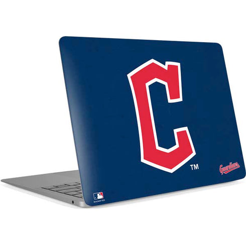 MLB Cleveland Guardians - Solid Distressed Apple MacBook Air Skin