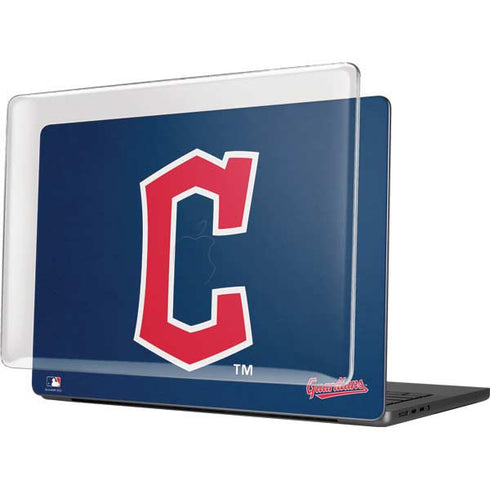 MLB Cleveland Guardians - Solid Distressed MacBook Pro 14in (2021-24) Case plus Skin