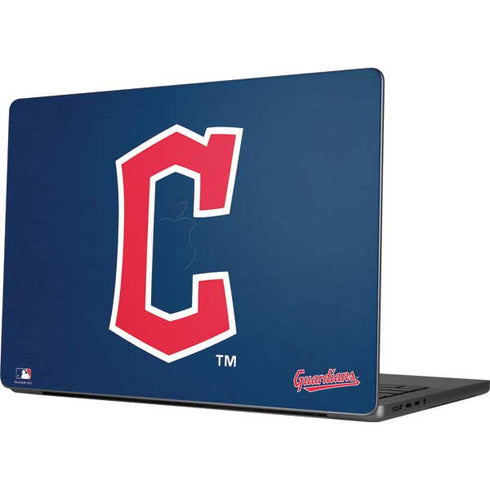 MLB Cleveland Guardians - Solid Distressed Apple MacBook Pro 14-inch Skin