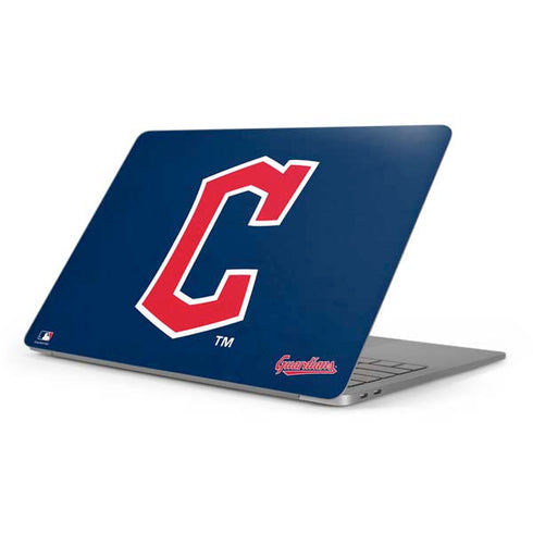 MLB Cleveland Guardians - Solid Distressed Apple MacBook Pro 16-inch Skin