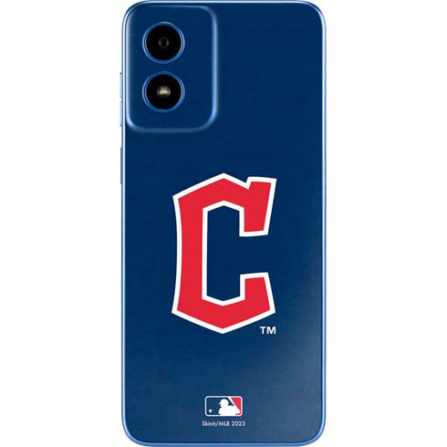 MLB Cleveland Guardians - Solid Distressed Moto G Play 4G (2024) Skin