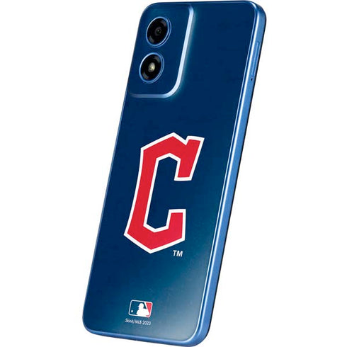 MLB Cleveland Guardians - Solid Distressed Moto G Play 4G (2024) Skin