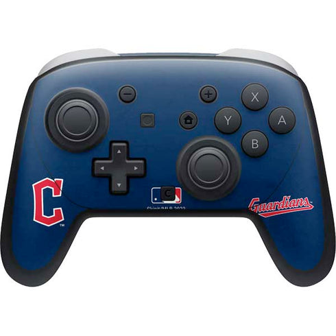 MLB Cleveland Guardians - Solid Distressed Nintendo Skins