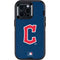 MLB Cleveland Guardians - Solid Distressed Otterbox Defender iPhone Skin