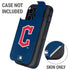 MLB Cleveland Guardians - Solid Distressed Otterbox Defender iPhone Skin