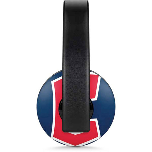 MLB Cleveland Guardians - Solid Distressed PlayStation 4 Gold Wireless Headset Skin