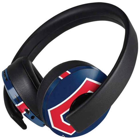 MLB Cleveland Guardians - Solid Distressed PlayStation 4 Gold Wireless Headset Skin