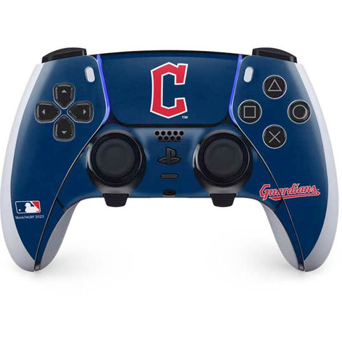 MLB Cleveland Guardians - Solid Distressed PlayStation PS5 Skins