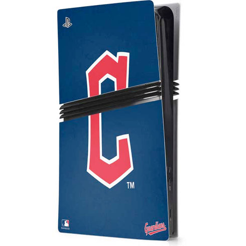MLB Cleveland Guardians - Solid Distressed PlayStation PS5 Skins