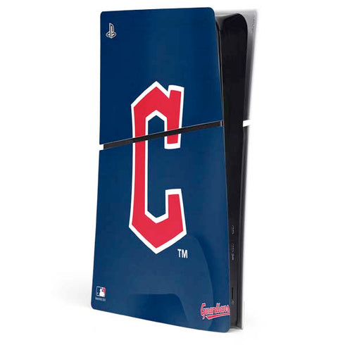 MLB Cleveland Guardians - Solid Distressed PlayStation PS5 Skins