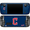 MLB Cleveland Guardians - Solid Distressed Steam Deck Handheld Gaming Computer OLED Skin