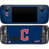 MLB Cleveland Guardians - Solid Distressed Steam Deck Handheld Gaming Computer Skin