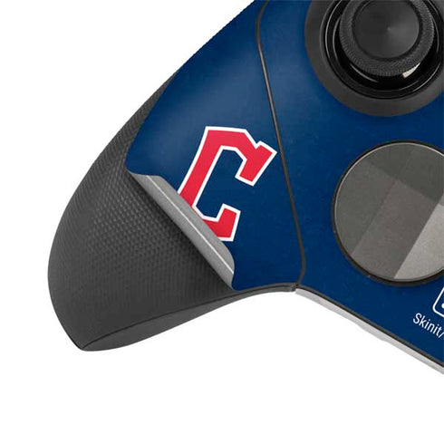 MLB Cleveland Guardians - Solid Distressed Xbox Elite Wireless Controller Series 2 Skin