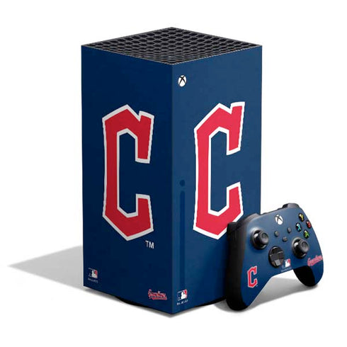 MLB Cleveland Guardians - Solid Distressed XBox Series X Digital Edition Bundle Skin