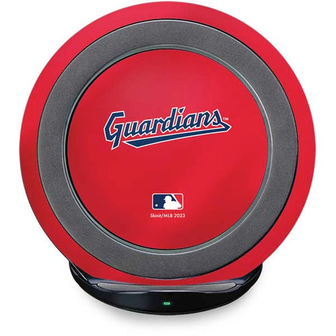 MLB Cleveland Guardians Alternate Road Jersey Fast Charge Wireless Charging Stand Skin