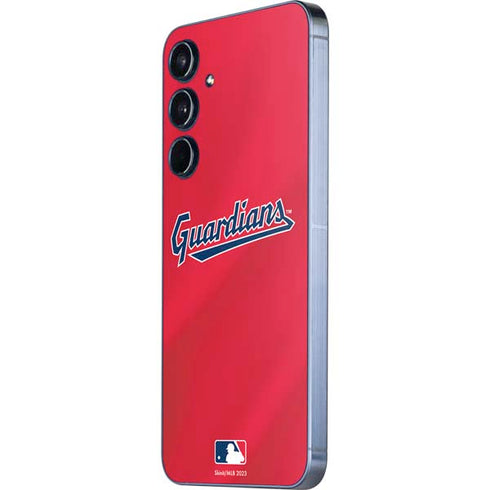 MLB Cleveland Guardians Alternate Road Jersey Galaxy A35 5G Skin
