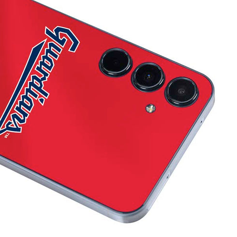 MLB Cleveland Guardians Alternate Road Jersey Galaxy A35 5G Skin