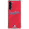 MLB Cleveland Guardians Alternate Road Jersey Galaxy S24 FE Clear Case