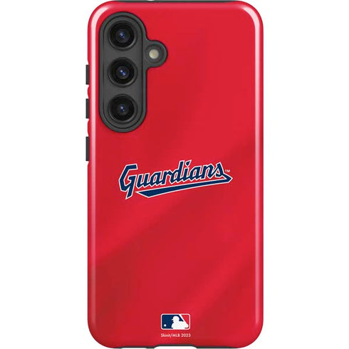 MLB Cleveland Guardians Alternate Road Jersey Galaxy S25 Impact Case