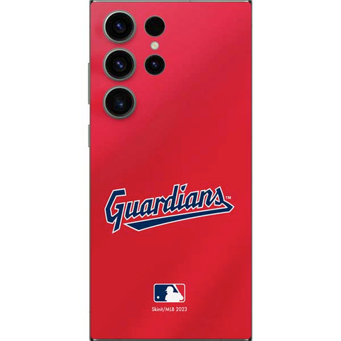 MLB Cleveland Guardians Alternate Road Jersey Galaxy S24 Ultra Skin