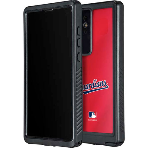 MLB Cleveland Guardians Alternate Road Jersey Galaxy S24 Ultra Waterproof Case