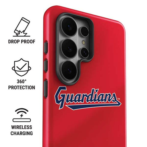 MLB Cleveland Guardians Alternate Road Jersey Galaxy S26 Ultra Impact Case