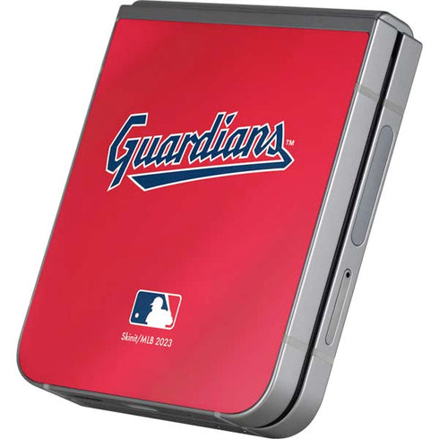 MLB Cleveland Guardians Alternate Road Jersey Galaxy Z Flip6 Skin