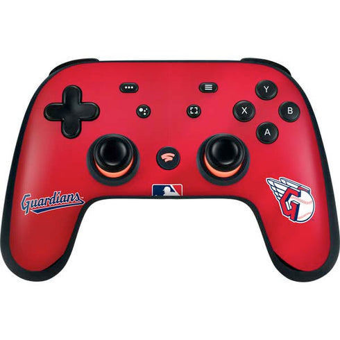 MLB Cleveland Guardians Alternate Road Jersey Google Stadia Controller Skin