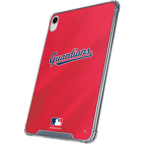 MLB Cleveland Guardians Alternate Road Jersey iPad 11th Gen (2025) Clear Case
