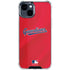 MLB Cleveland Guardians Alternate Road Jersey iPhone 15 Clear Case